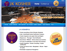 Tablet Screenshot of jkkosher.com